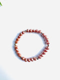 Crystal Beaded Bracelets - Neutrals