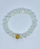 Natural Blue Fire Agate Stone Boho Bracelet Set