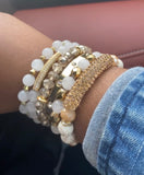 Rhinestone Tube Rhinestone Bracelet