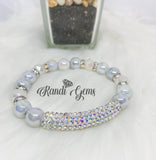 Rhinestone Tube Rhinestone Bracelet