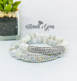 Rhinestone Tube Rhinestone Bracelet
