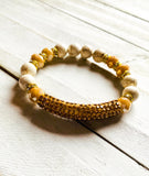 Rhinestone Tube Rhinestone Bracelet